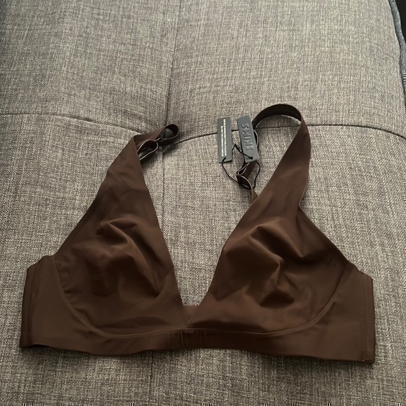 Skims Ultra Fine Mesh Crossover Bralette